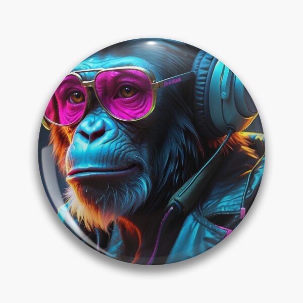 Item preview, Monkey T-shirt Design for Cool Attitude designed and sold by Noblegraphics.