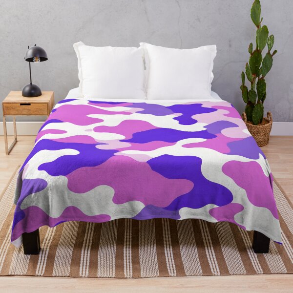 Item preview, Pink and Purple Camouflage Print designed and sold by TheCamoShop.