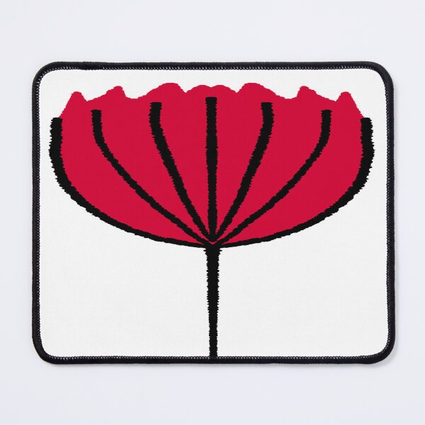Item preview, Red flower illustration designed and sold by ElleJayeDesign.
