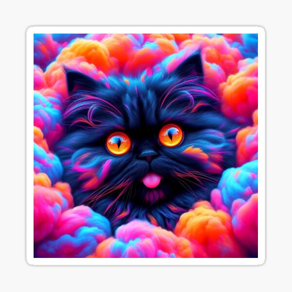 Cotton Candy Cat by windurr  Cute stickers, Cute kawaii drawings