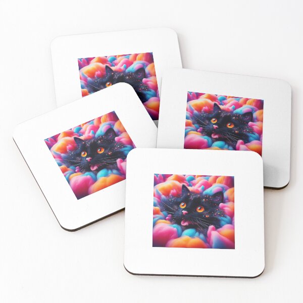Item preview, Cotton Candy Harry Larry Black Cat 3 designed and sold by juss22.
