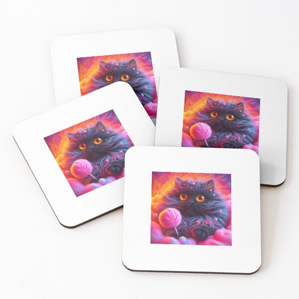 Item preview, Cotton Candy Harry Larry Black Cat 4 designed and sold by juss22.