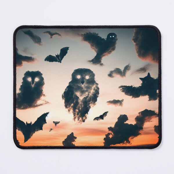 Item preview, Cloud Owl and bats designed and sold by NickoGibson.