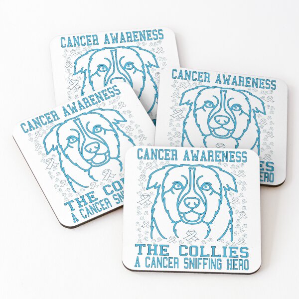 Item preview, THE COLLIES A CANCER SNIFFING HERO, CANCER AWARENESS designed and sold by Rejiboustarts.