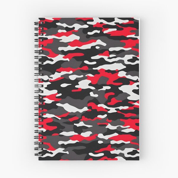 Item preview, Red and Black Camo pattern designed and sold by TheCamoShop.