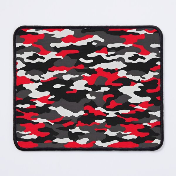 Item preview, Red and Black Camo pattern designed and sold by TheCamoShop.