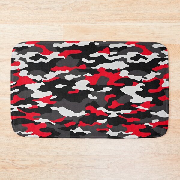 Item preview, Red and Black Camo pattern designed and sold by TheCamoShop.