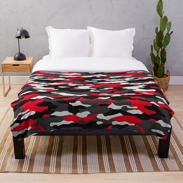 Item preview, Red and Black Camo pattern designed and sold by TheCamoShop.