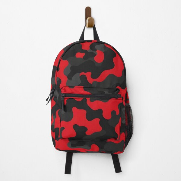 Item preview, Red and Black Camouflage pattern designed and sold by TheCamoShop.