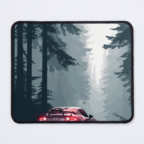 Item preview, Driving Gray MX5 RF on a rainy day designed and sold by NiceGoodBetter.