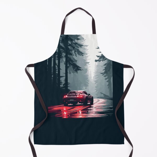 Item preview, Driving Gray MX5 RF on a rainy day designed and sold by NiceGoodBetter.