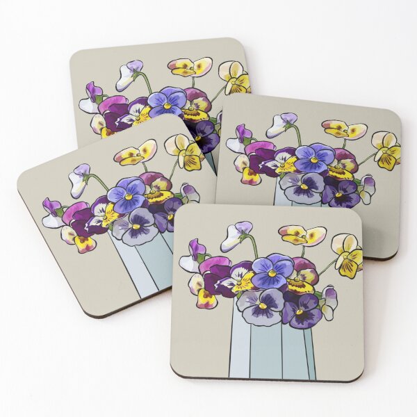 Item preview, Vase of Pansies designed and sold by SxnshineWhiskey.