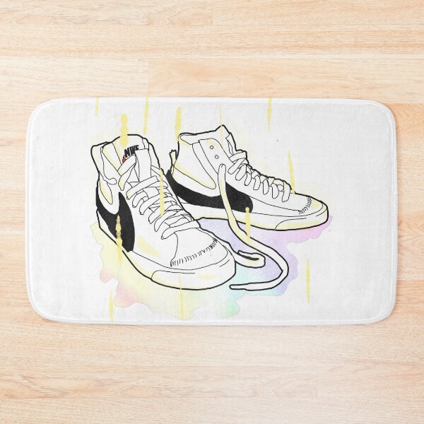 Item preview, Blazer 77 Jumbo melted rainbow rain - digital painting - sneaker art designed and sold by Dopamine Dumpster.
