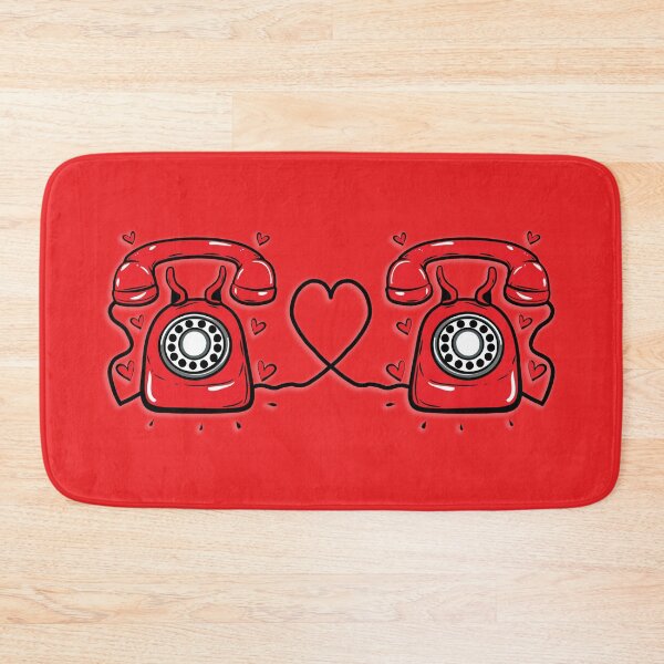 Item preview, Two red love phones for loved ones designed and sold by HarridanCreates.