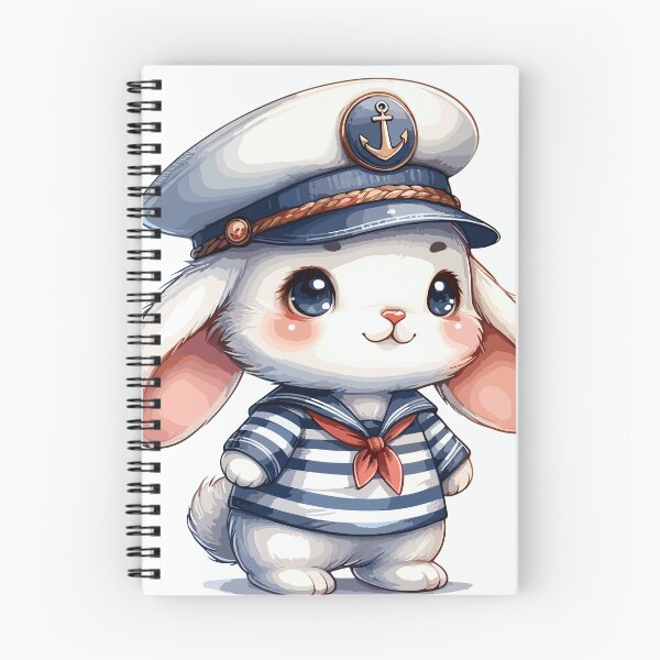 Item preview, Striped Sailor Bunny Charm designed and sold by ECuteDesigns.
