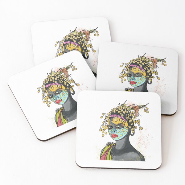 Item preview, Vibrant African Digital Portrait, Afro Art, African Women designed and sold by LotusDigitalArt.