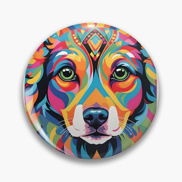 Item preview, Colourful Kaleidoscopic Dog designed and sold by JoyPhotoArt.