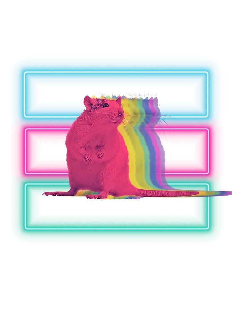 Thumbnail 3 of 3, Scarf, Retro Rats designed and sold by WeirdCryptid.