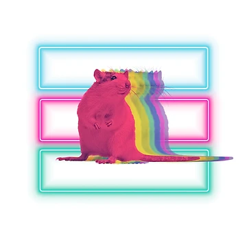Artwork thumbnail, Retro Rats by WeirdCryptid