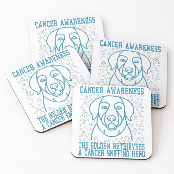 Item preview,  THE GOLDEN RETRIEVERS A CANCER SNIFFING HERO, CANCER AWARENESS designed and sold by Rejiboustarts.