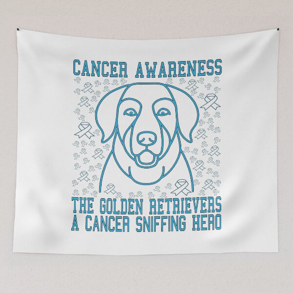 Item preview,  THE GOLDEN RETRIEVERS A CANCER SNIFFING HERO, CANCER AWARENESS designed and sold by Rejiboustarts.
