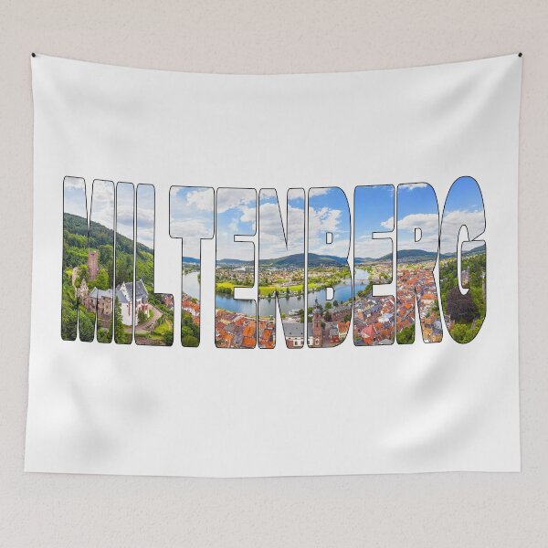 Item preview, MILTENBERG - Germany View over Main River Bend designed and sold by Adam Gormley.