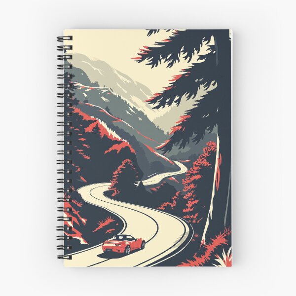 Item preview, Driving MX 5 top down on curvy mountain roads designed and sold by NiceGoodBetter.