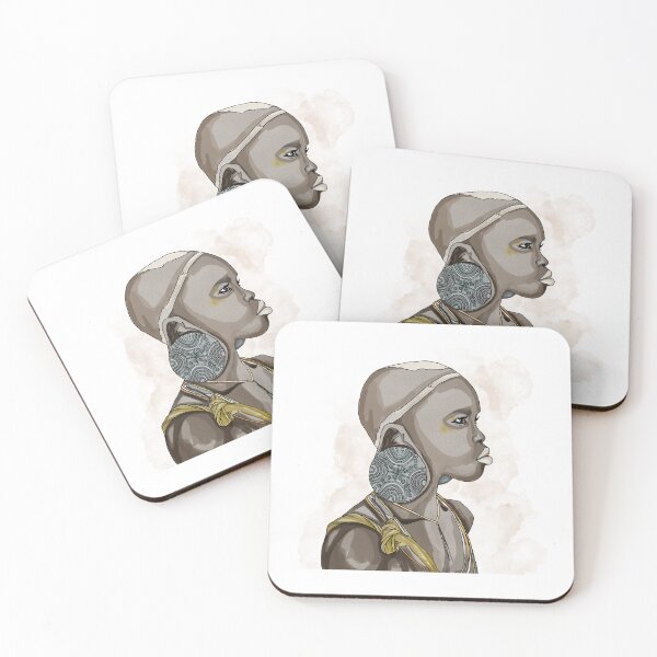 Item preview, Vibrant African Digital Portrait, Afro Art, African Women designed and sold by LotusDigitalArt.