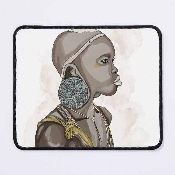 Item preview, Vibrant African Digital Portrait, Afro Art, African Women designed and sold by LotusDigitalArt.