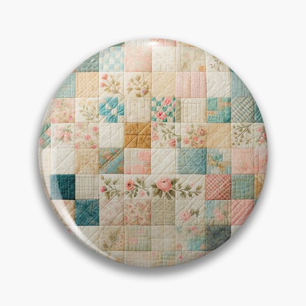 Item preview, Spring Colored Patchwork Quilt Pattern designed and sold by PinUpPizzazz.