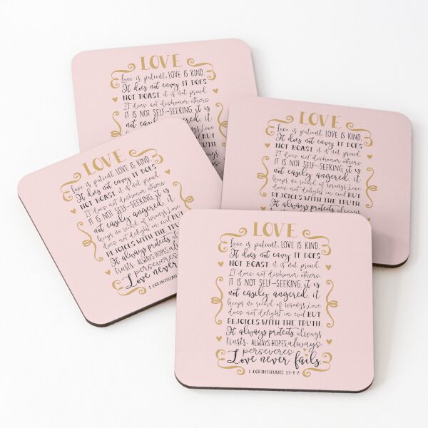 Artikelvorschau, Liebe & 1. Korinther 13:4-8 entworfen und verkauft von BeautonFashions.
