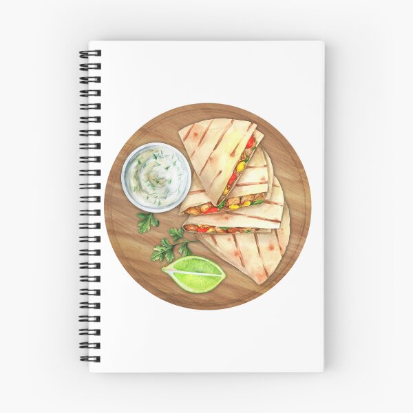 Item preview, Quesadilla With Chicken Corn And Pepper Watercolor designed and sold by BurchardWiley.