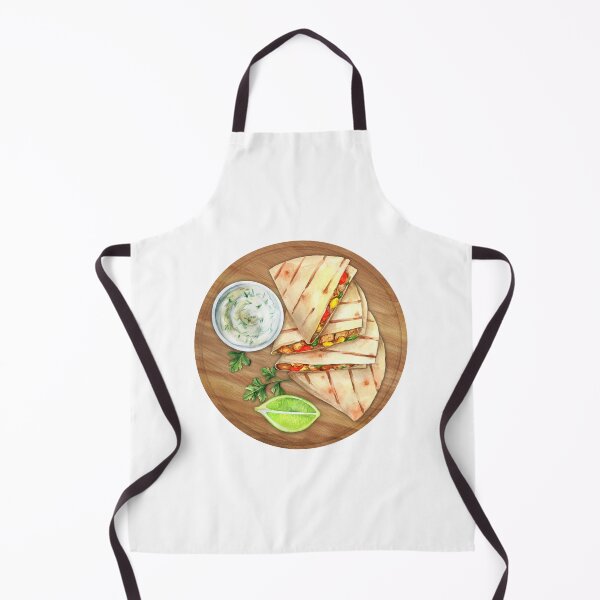 Item preview, Quesadilla With Chicken Corn And Pepper Watercolor designed and sold by BurchardWiley.