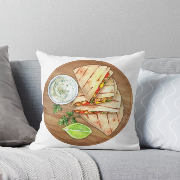 Item preview, Quesadilla With Chicken Corn And Pepper Watercolor designed and sold by BurchardWiley.