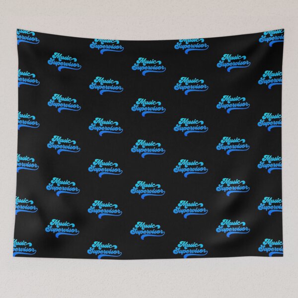 Item preview, Groovy Music Supervisor - Ocean Blue Gradient designed and sold by NermilioDesigns.