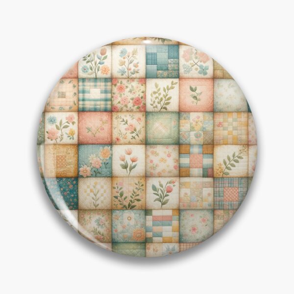 Item preview, Spring Inspired Patchwork Quilt Pattern designed and sold by PinUpPizzazz.