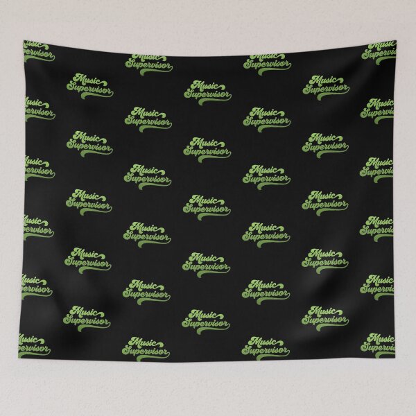 Item preview, Groovy Music Supervisor - Lime Green Gradient designed and sold by NermilioDesigns.