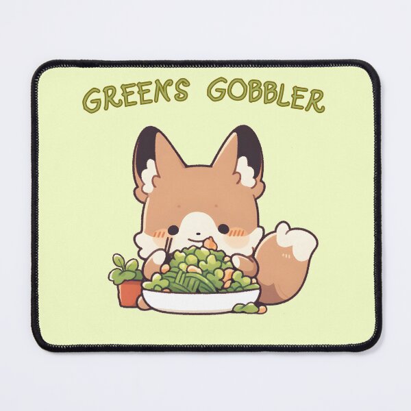 Item preview, Fox eating Salad designed and sold by LynZorArts.