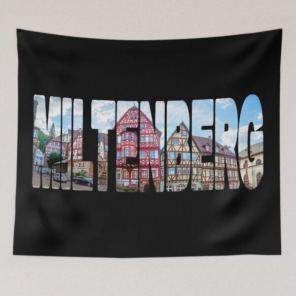 Item preview, MILTENBERG - Germany View of Historic House Facades designed and sold by Adam Gormley.
