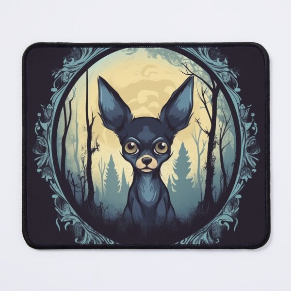 Item preview, Spooky Black Chihuahua designed and sold by Nocturne Paws.