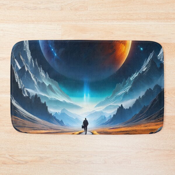 Item preview, Lone hiker on a mission to save a planet designed and sold by LordFalcon.