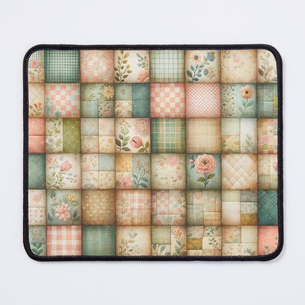 Item preview, Spring Inspired Patchwork Quilt Pattern designed and sold by PinUpPizzazz.