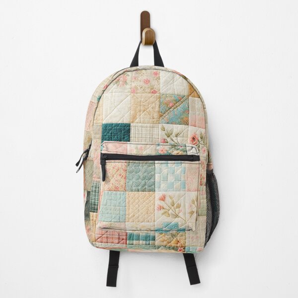 Item preview, Spring Colored Patchwork Quilt Pattern designed and sold by PinUpPizzazz.