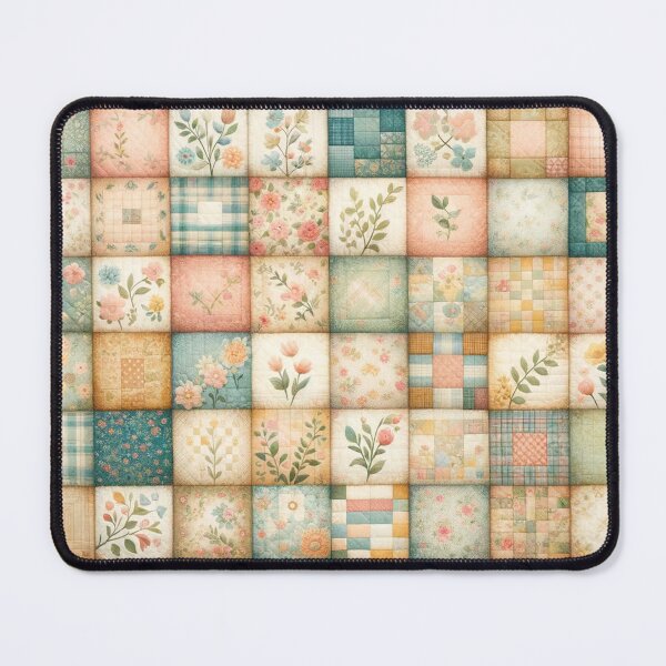 Item preview, Spring Inspired Patchwork Quilt Pattern designed and sold by PinUpPizzazz.