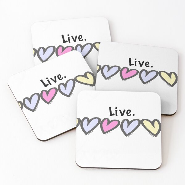 Item preview, Live sticker mini hearts designed and sold by Hiibo-o.