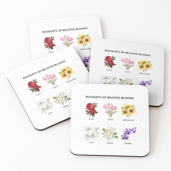 Item preview, 6 Bouquets of Beloved Blooms: Flower Lovers designed and sold by patternjp.