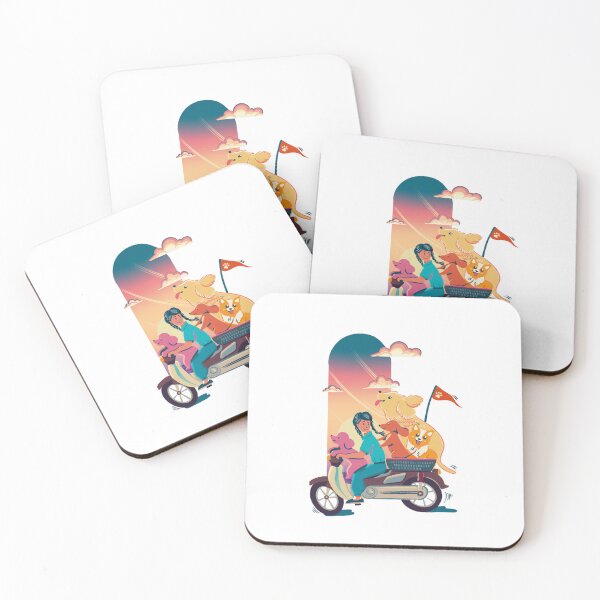 Item preview, Afternoon ride - Dog Lovers designed and sold by HoanPhan.