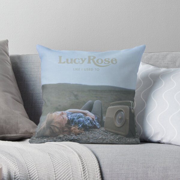 Lucy Rose - like i used to LP Sleeve artwork Fan art Throw Pillow