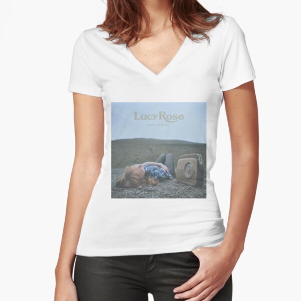Lucy Rose - like i used to LP Sleeve artwork Fan art Fitted V-Neck T-Shirt