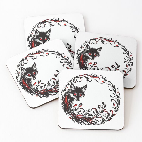 Item preview, Version 2: Fox Evil Red Eyes -with Background- designed and sold by FlorianHz.